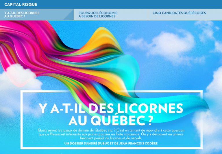 Y a-t-il des licornes au Québec ?