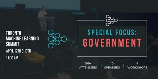 TMLS Machine Learning Virtual Micro-Summit – Government Sector