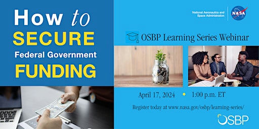 OSBP Learning Series: How to Secure Federal Government Funding