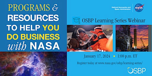 OSBP Learning Series: Resources to Help You Do Business w/ the Federal Gov.