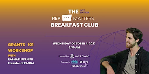Octobre Rep Matters Breakfast Club