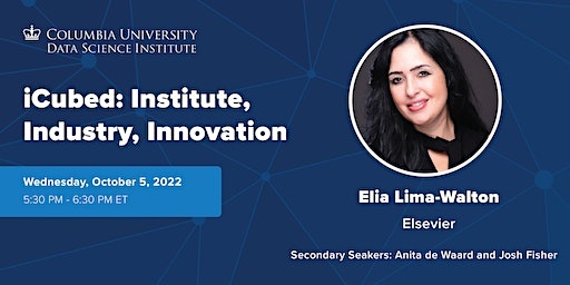 iCubed Seminar: Elia Lima-Walton, Elsevier (VIRTUAL)