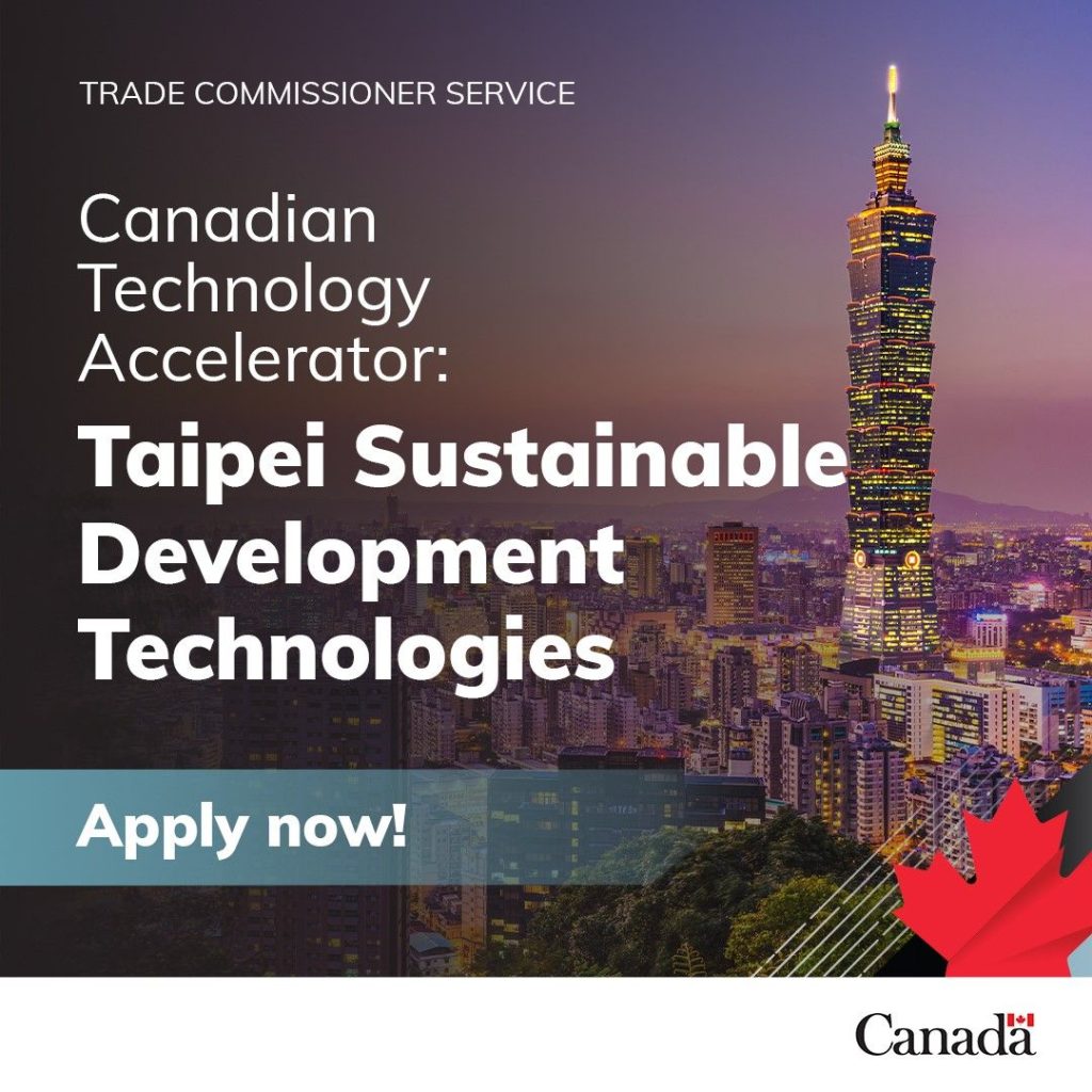 Taipei Sustainable Development Technology –  Canadian Technology Accelerator