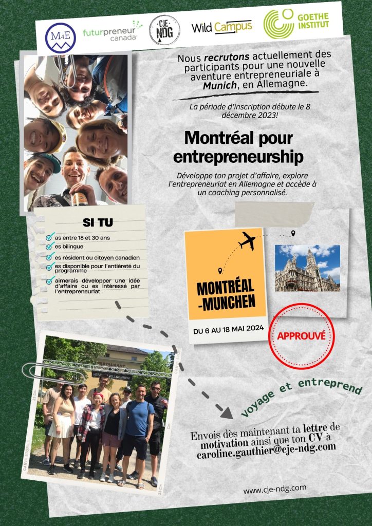 Programme Montréal pour l’entrepreneurship en Allemagne