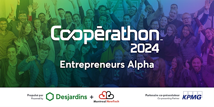 Coopérathon 2024 – Entrepreneurs Alpha
